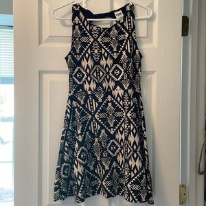 Black and white PINK dress